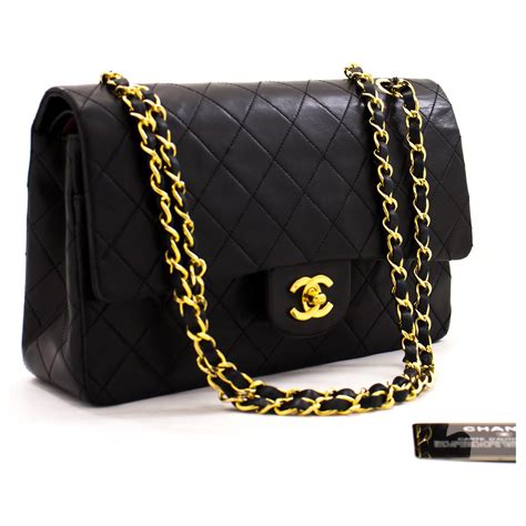 chanel black bag polyvore|Chanel handbags uk.